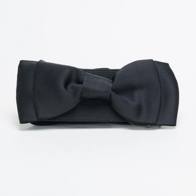 ブラックのリボンベルト