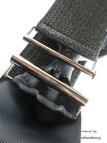 ブラックのリボンベルト