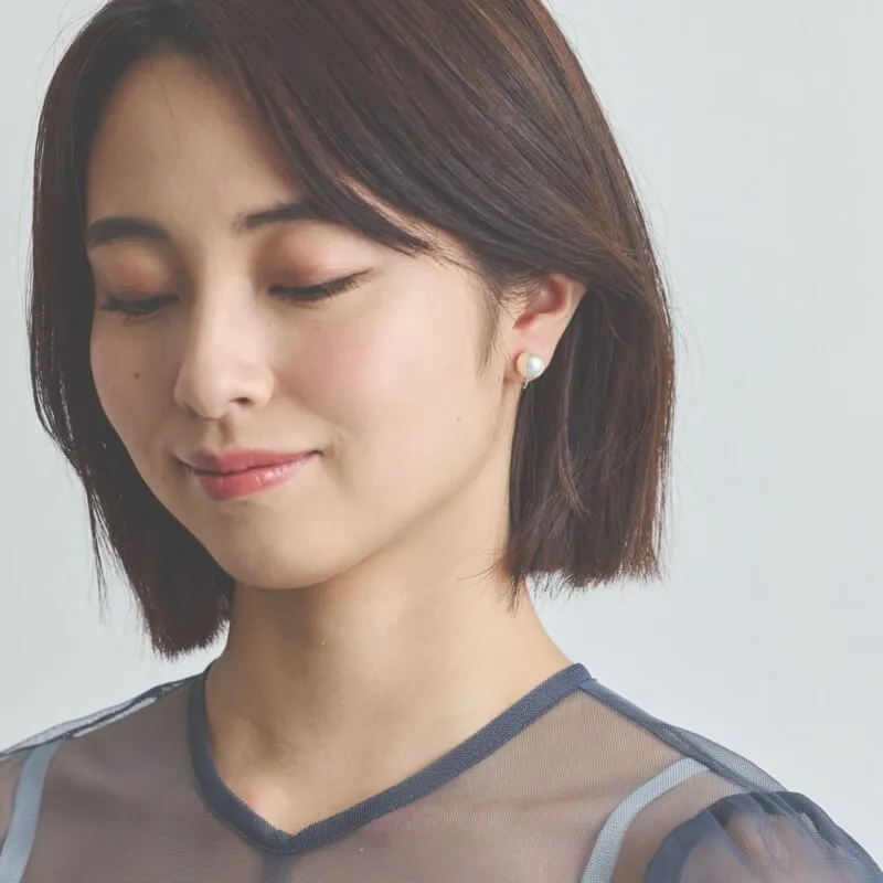 1粒パールイヤリング(10mm)