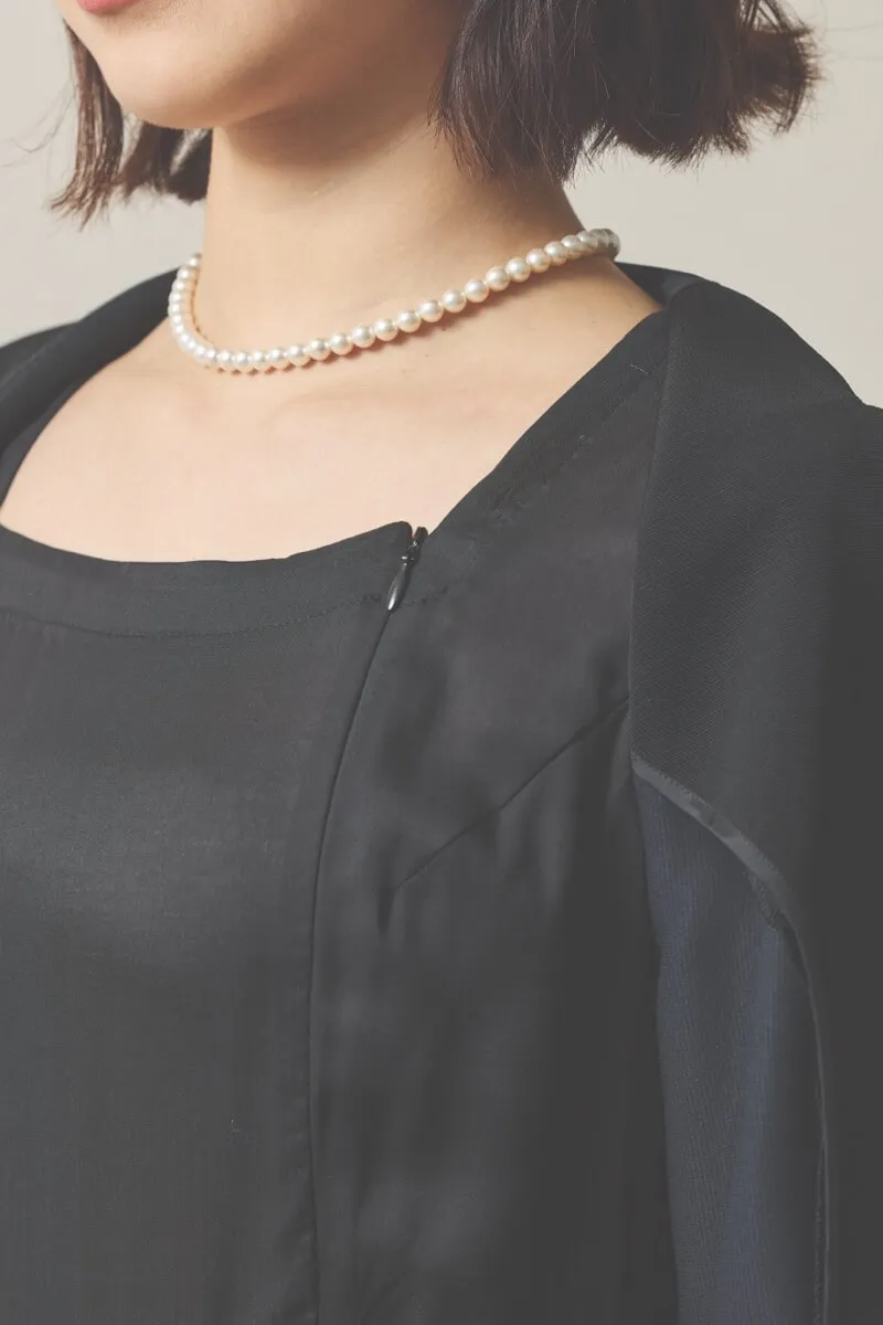 ブラックのフォーマルセレモニースーツセット