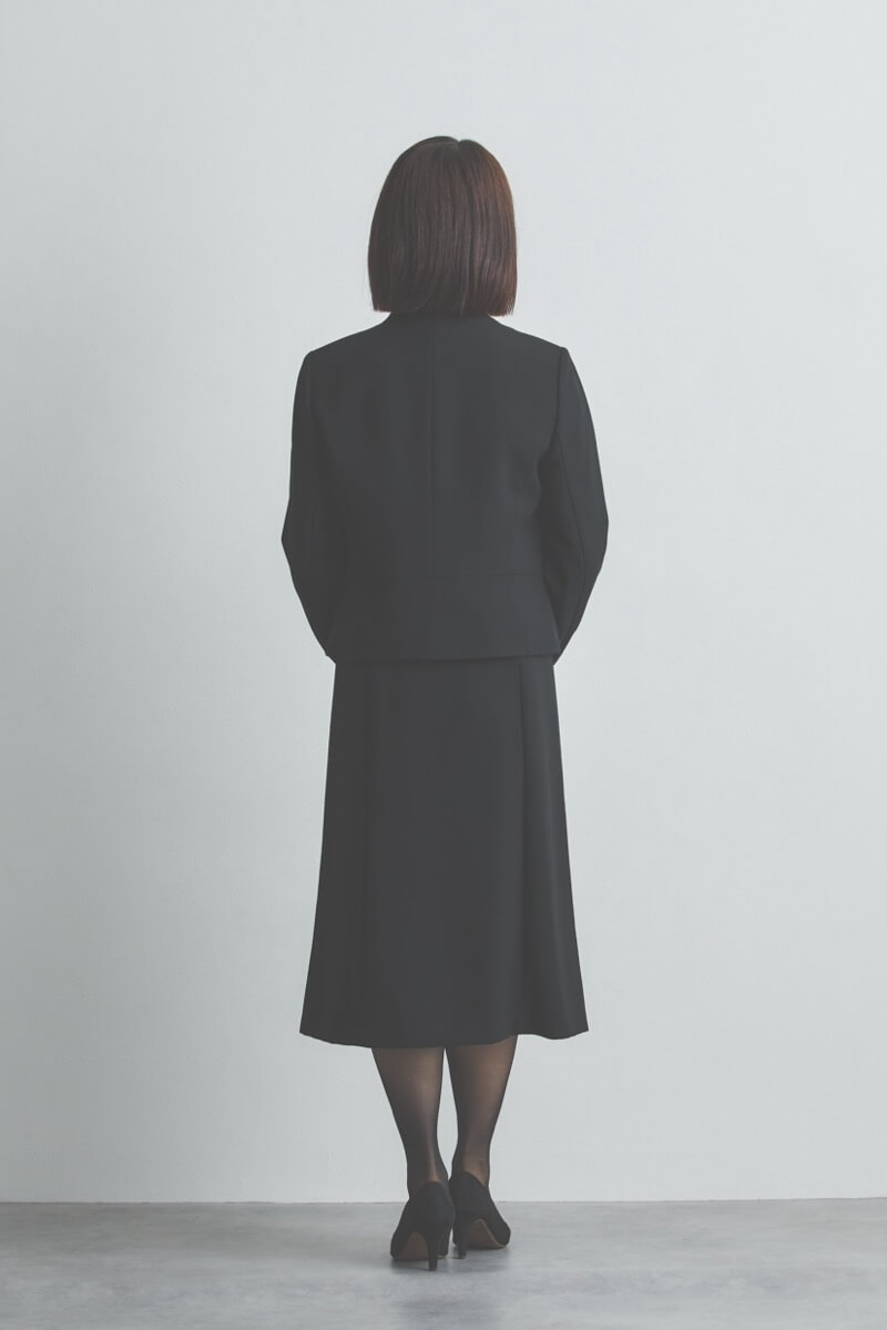 ブラックのクラシックフォーマルセレモニースーツセット