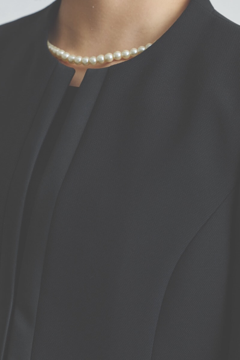 ブラックのクラシックフォーマルセレモニースーツセット