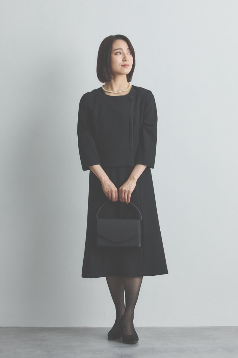 ブラックのクラシックフォーマルセレモニースーツセット