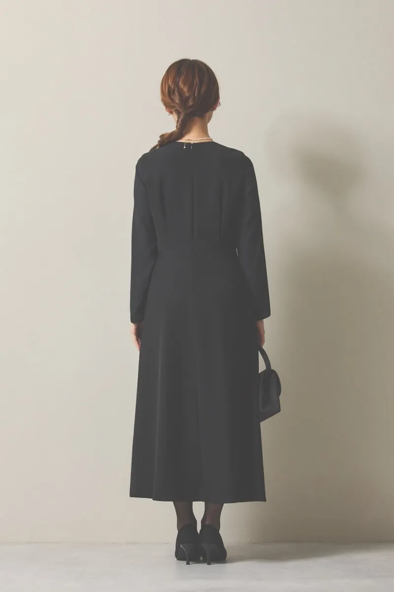 ブラックのフリル付きボレロセレモニースーツセット