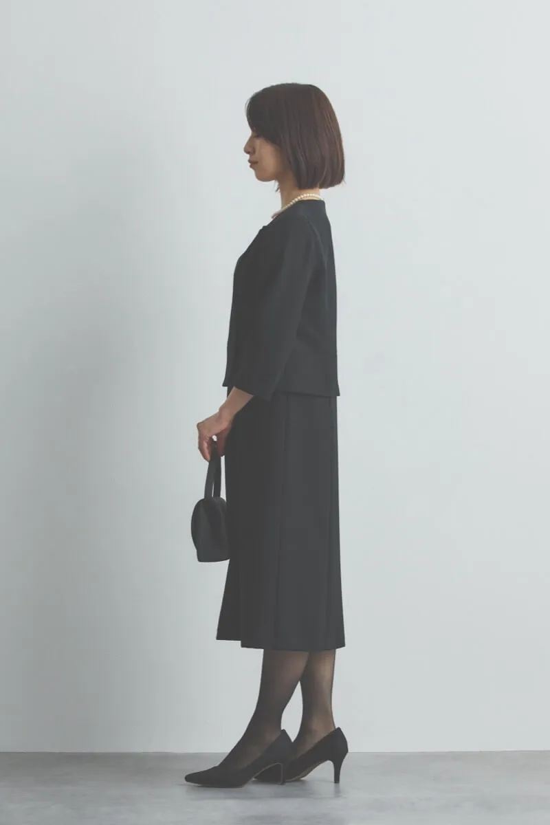 ブラックのクラシックフォーマルセレモニースーツセット