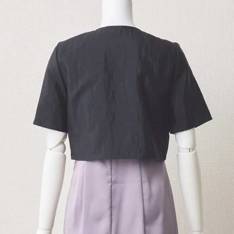 ブラックのヴィンテージボレロ