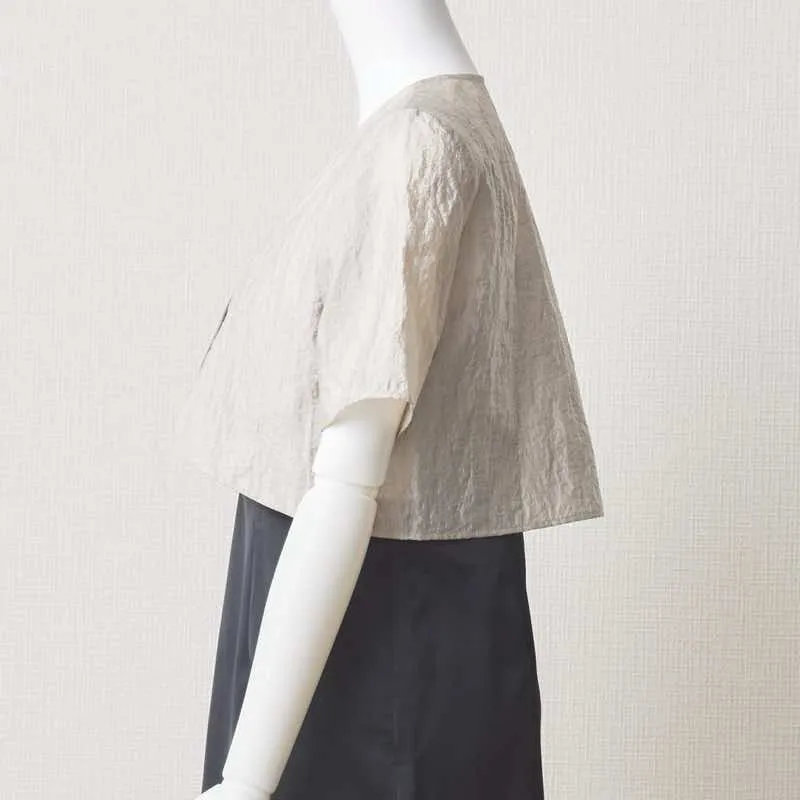 ベージュのヴィンテージボレロ