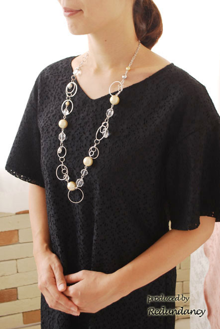 ネイビーの総レースAラインドレス