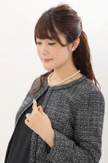 ネイビーのツイードジャケット(白×ネイビー)