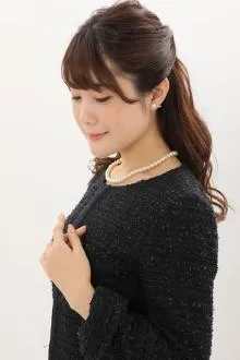 ネイビーのツイードジャケット(ブラック×ネイビー)