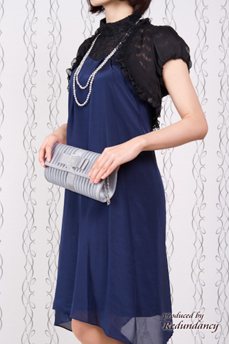 シルバーパールのロングネックレス