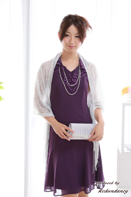 シルバーパールのロングネックレス