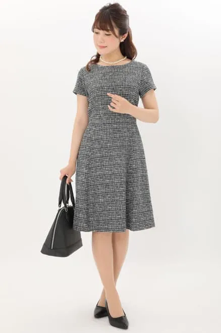 ネイビーのフリンジ付きセレモニースーツセット