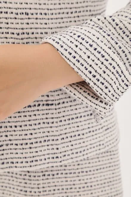 ホワイト×ピンクのシフォントップスセレモニースーツセット