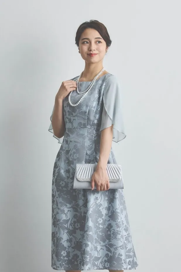 2連パールのミディアムネックレス