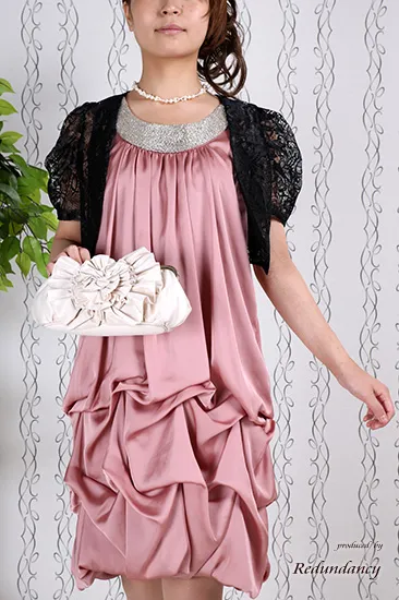 ホワイトパール大小編み上げネックレス