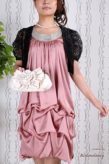 ホワイトパール大小編み上げネックレス