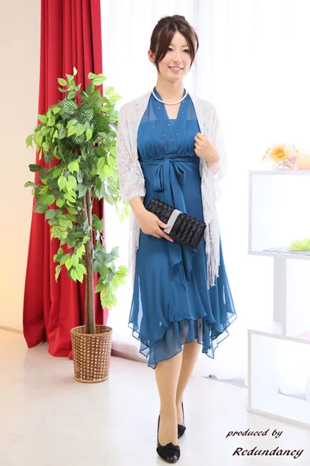 シルバーレースのストール(ホック付)