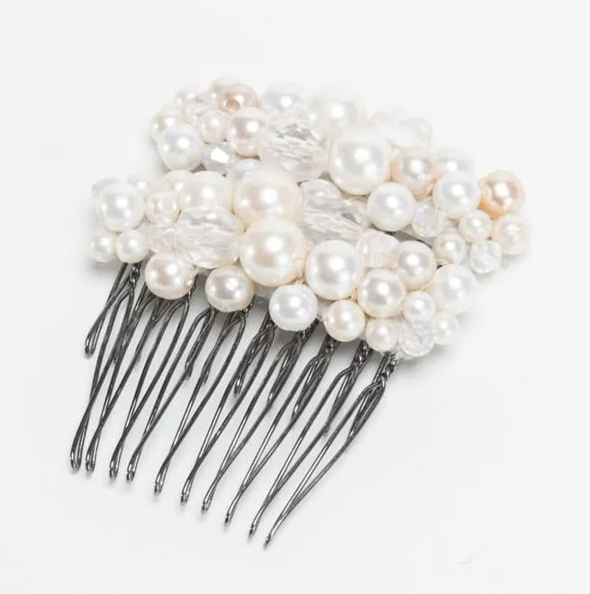 ホワイトパールのミニコーム(2個セット)