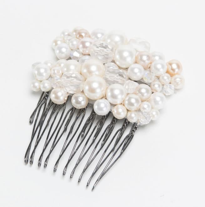 ホワイトパールのミニコーム(2個セット)