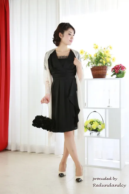 ベージュレースのロングストール