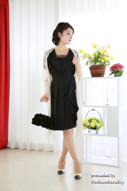 ベージュレースのロングストール