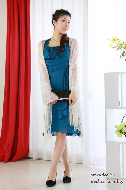 ベージュレースのロングストール