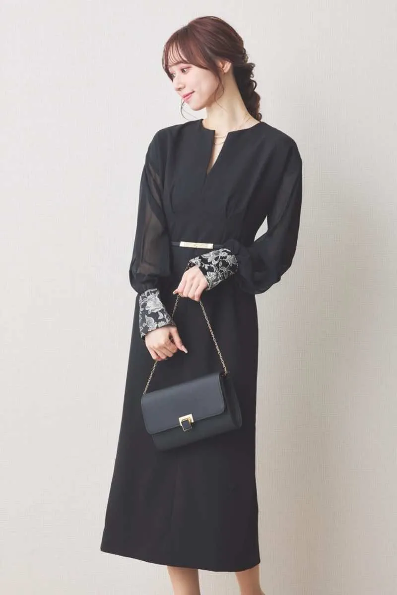 ゴールド×パールの2連ネックレス