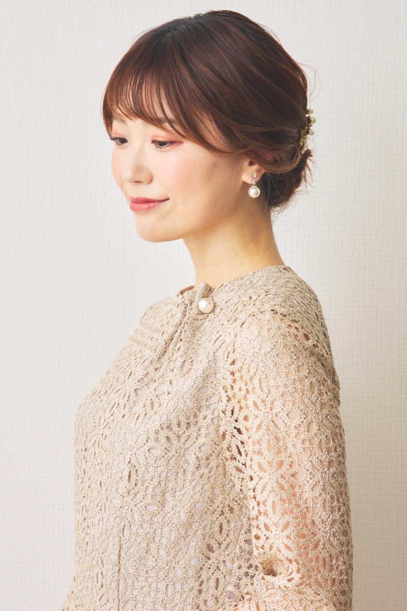 パールのスイングイヤリング