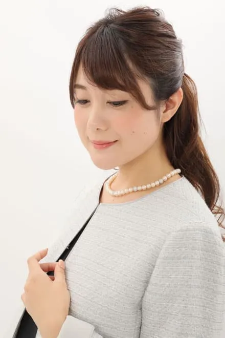 ネイビーの授乳口付きツイードセレモニースーツセット