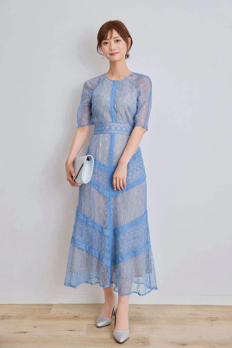 シルバーのチェーンイヤリング