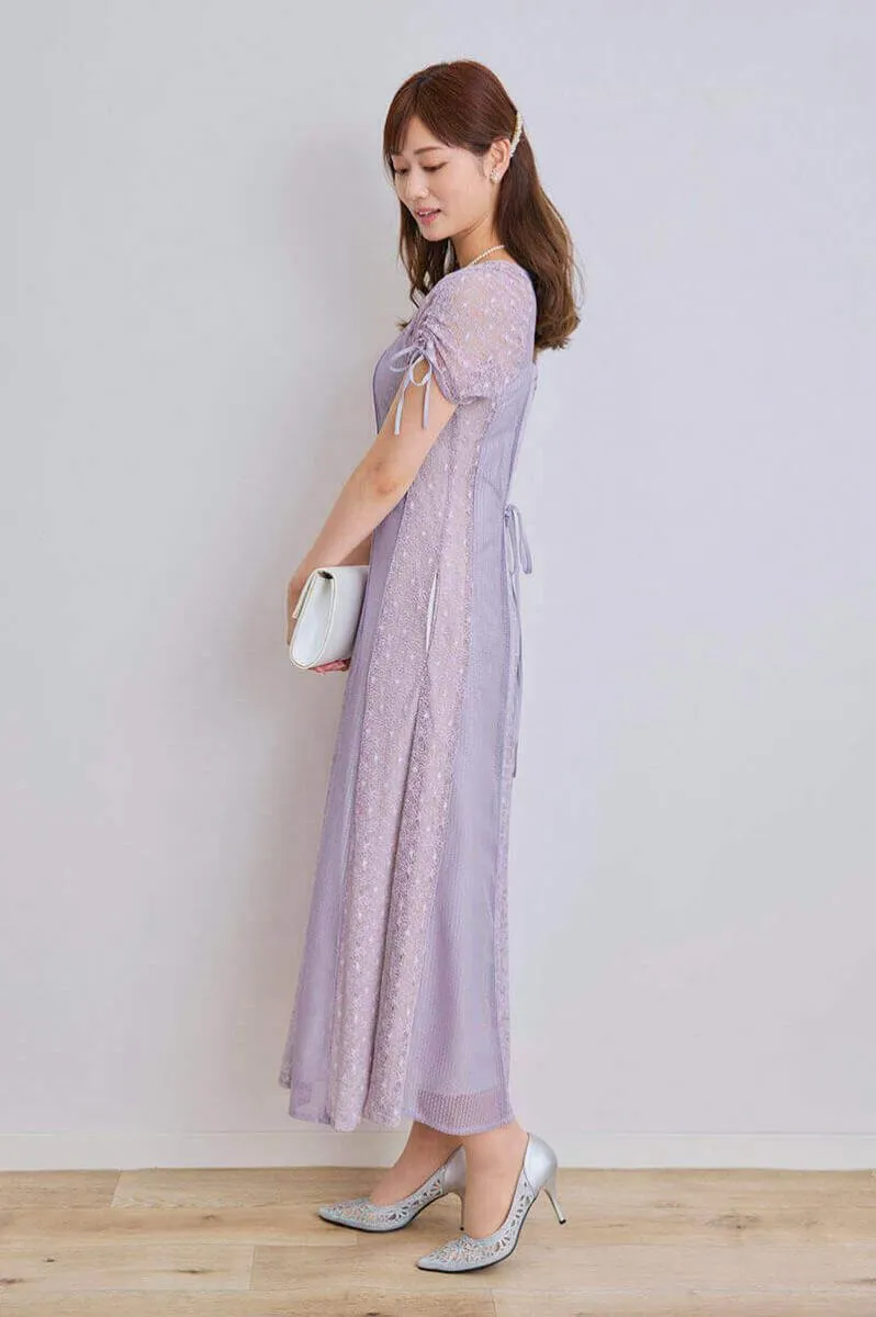 ラインパールのバレッタ