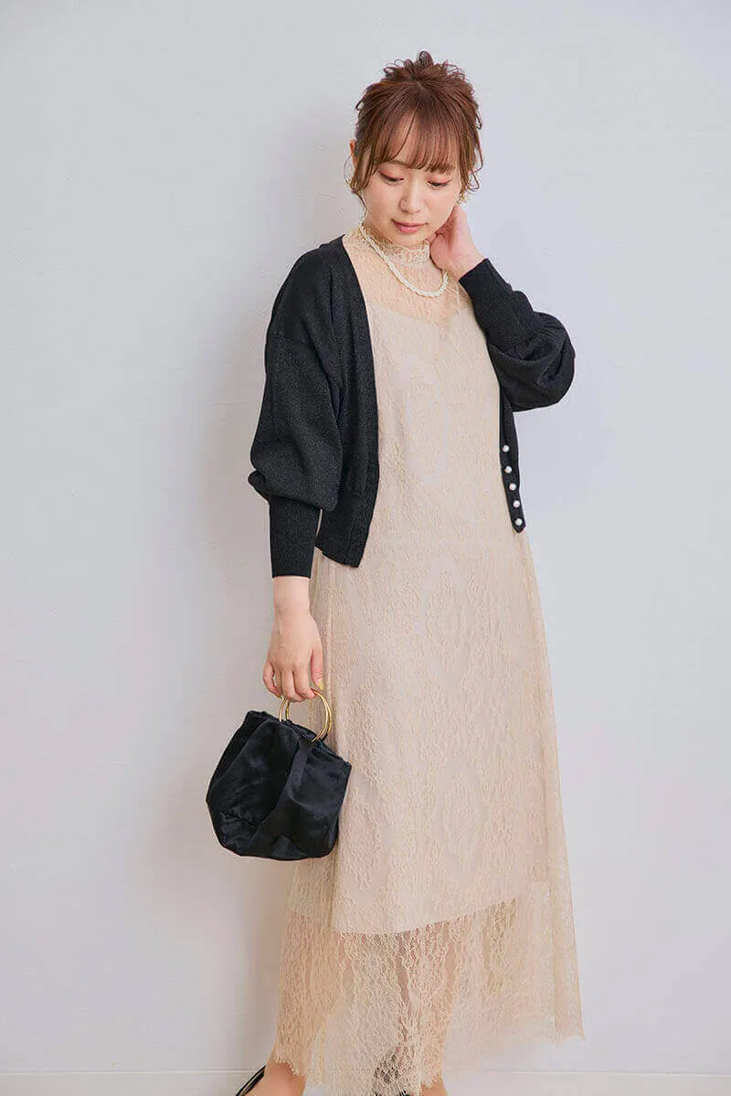 捻りパールのネックレス