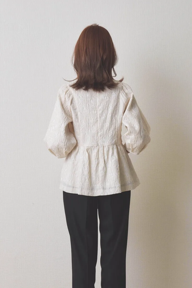 ブラック×ベージュのセットアップパンツドレス