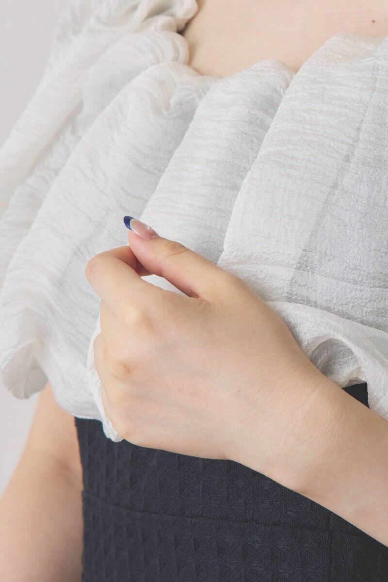 ブラックの2WAYオフショルマーメイドドレス