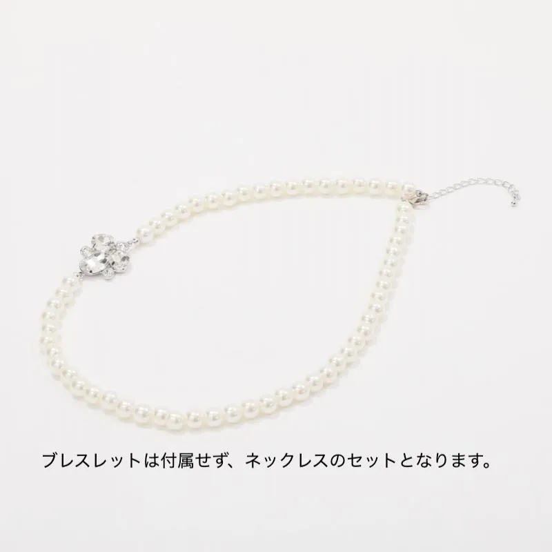 ダークグリーンのハイネック総レースドレスコーディネートセット