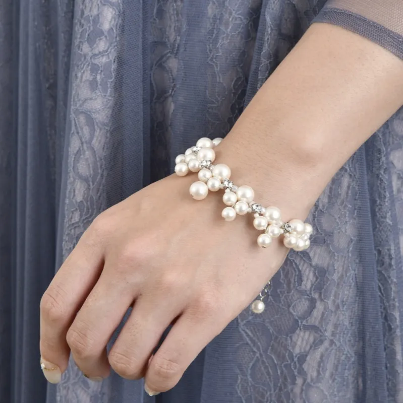 トライアングルパールブレスレット