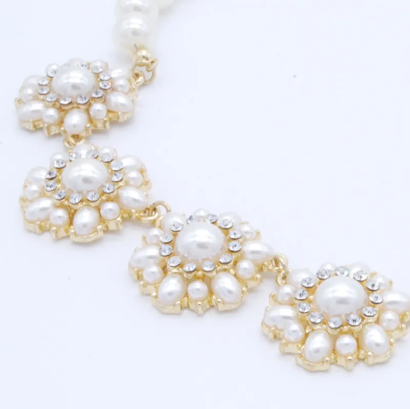 フラワーモチーフネックレス