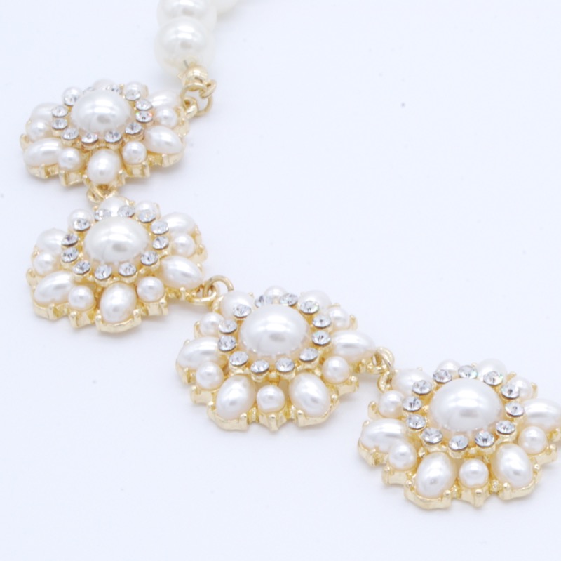 フラワーモチーフネックレス