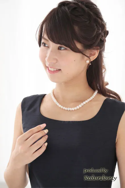 ネイビーのサテン×チュールの切替えドレスコーディネートセット