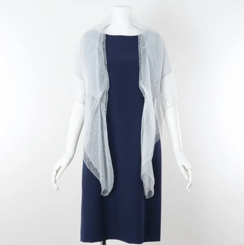 シルバーのメロンレースラメショレロ