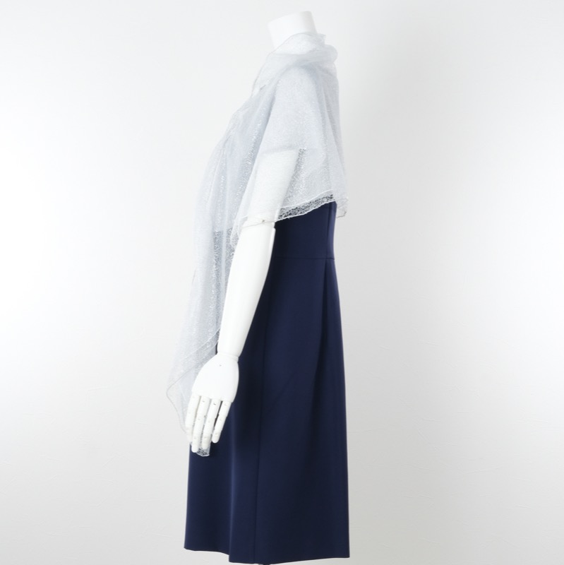 シルバーのメロンレースラメショレロ