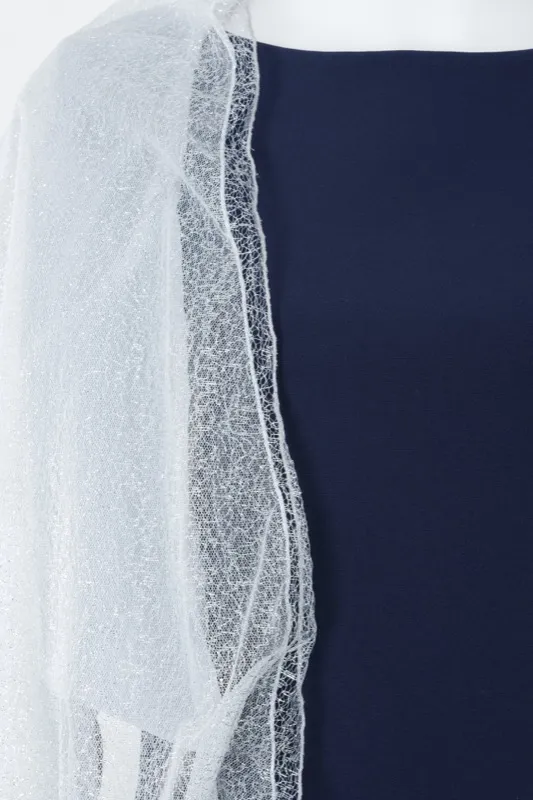 シルバーのメロンレースラメショレロ