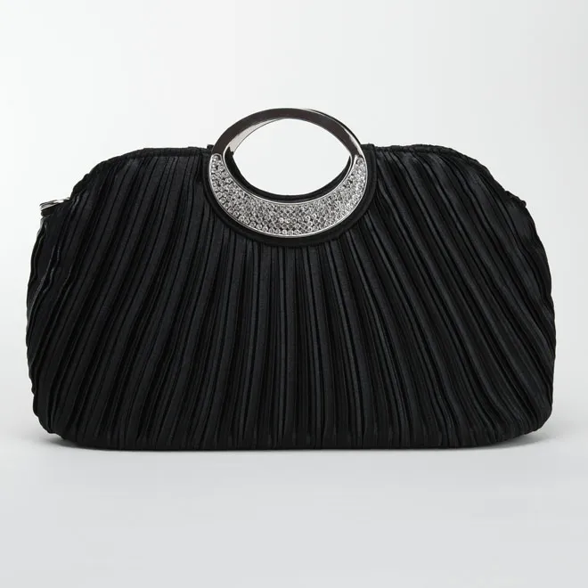 ネイビーのウエスト刺繍入りシャンタンドレスコーディネートセット