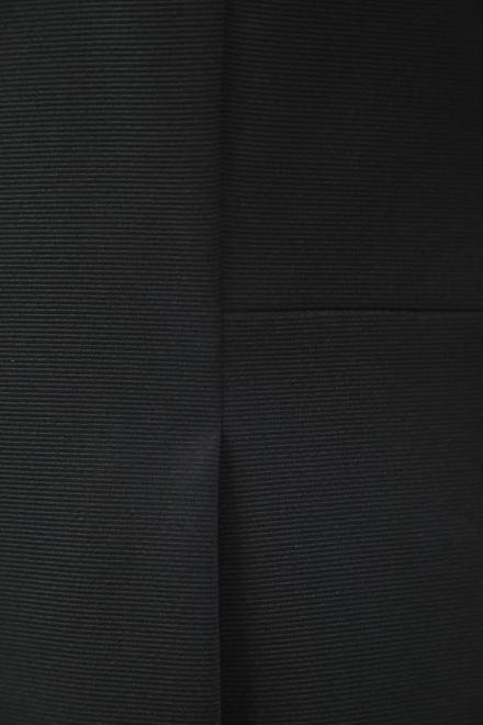 ネイビーのラウンドネックフレアスリーブセレモニースーツセット