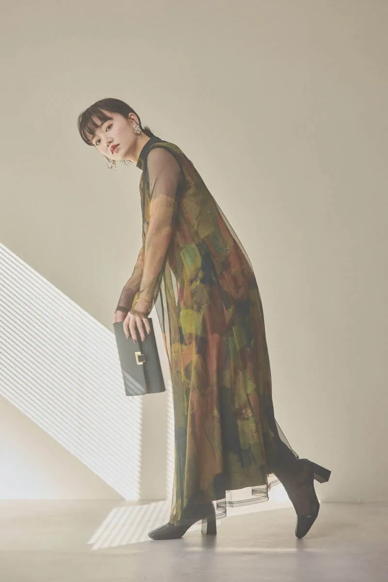 カーキのアートシアードレス