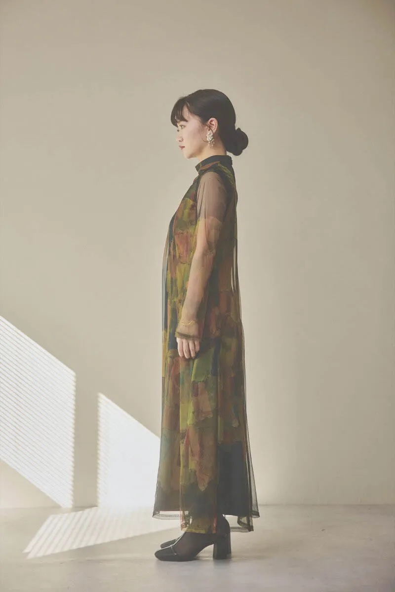 カーキのアートシアードレス