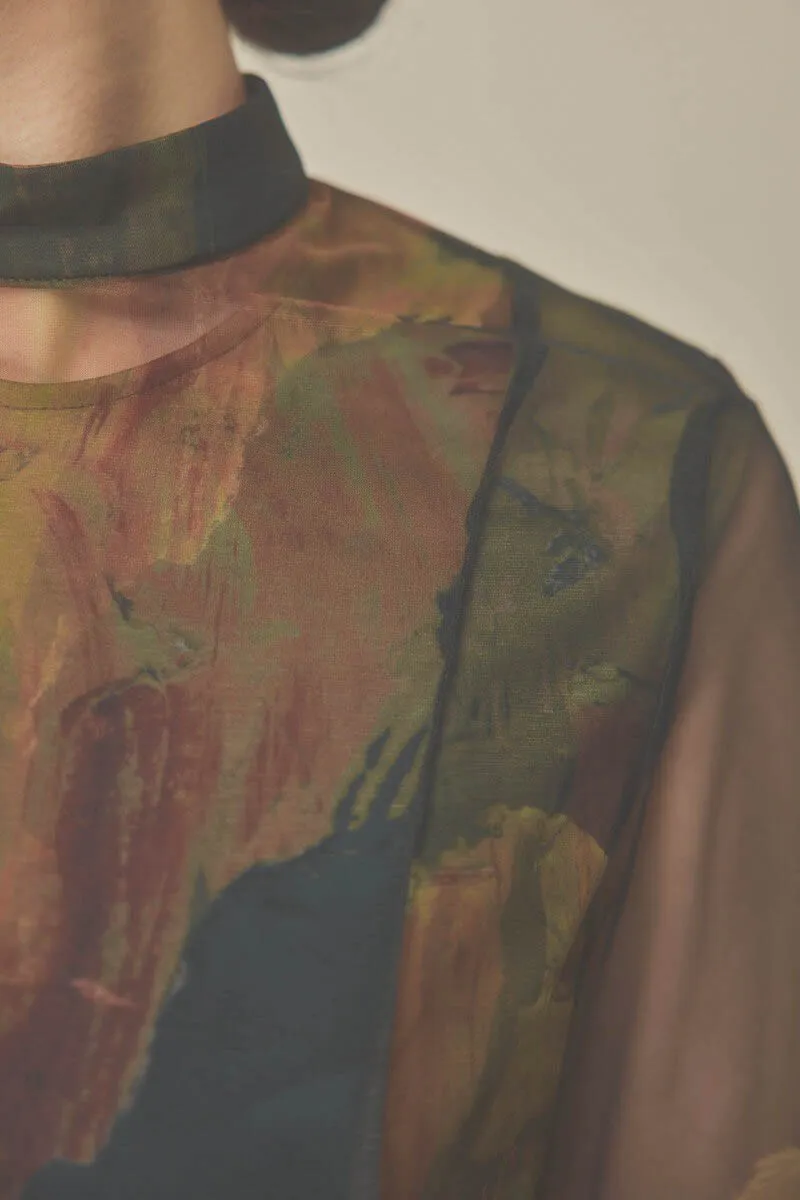 カーキのアートシアードレス