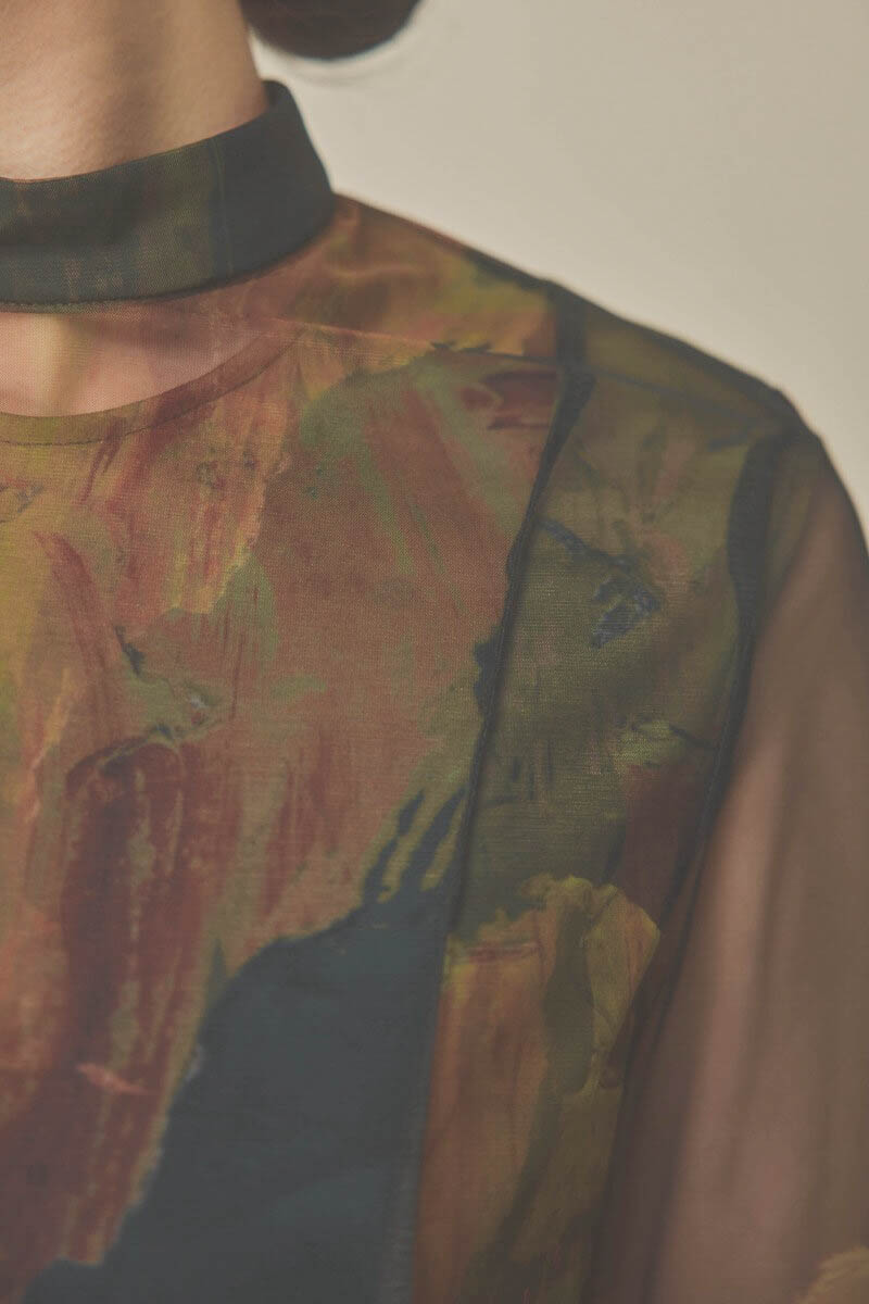 カーキのアートシアードレス