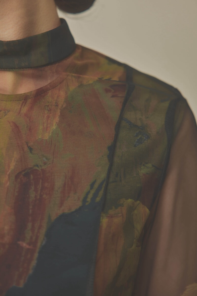 カーキのアートシアードレス